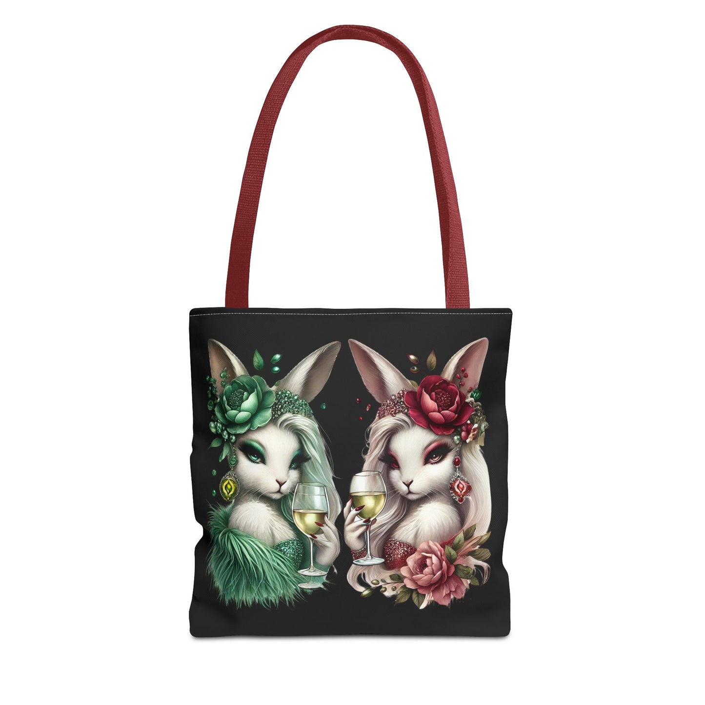 Vero Vino & Rosalie Rouge – Glam Bunny Tote Bag 🍷💅