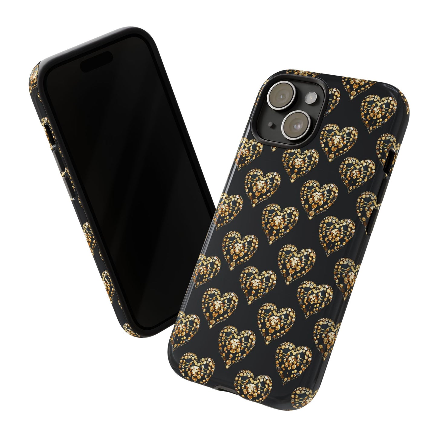 Golden Heart Luxe Phone Case