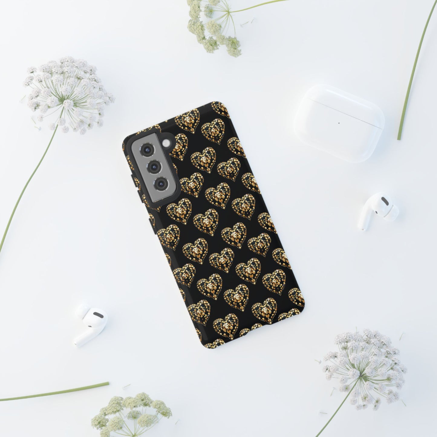 Golden Heart Luxe Phone Case