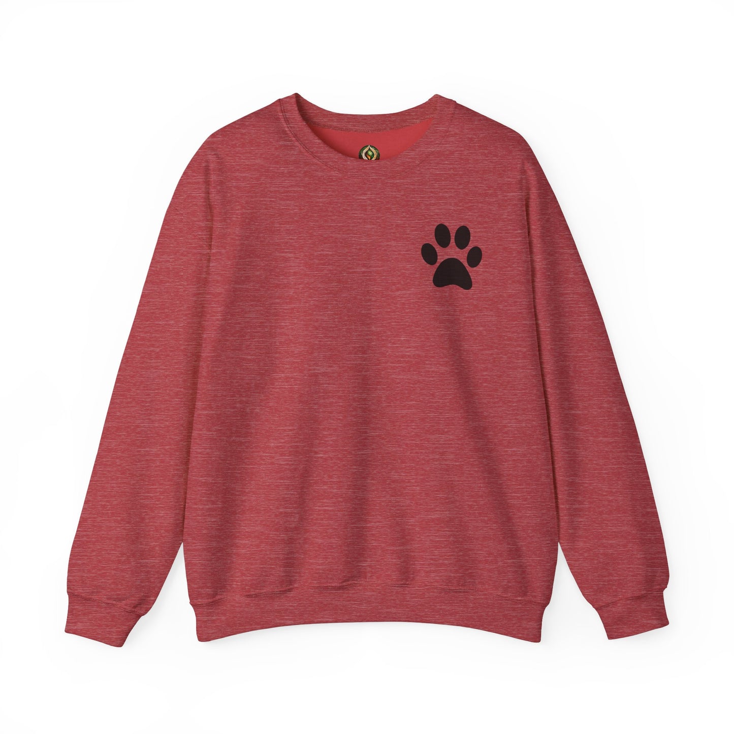 Minimalist Paw Print Crewneck Sweatshirt