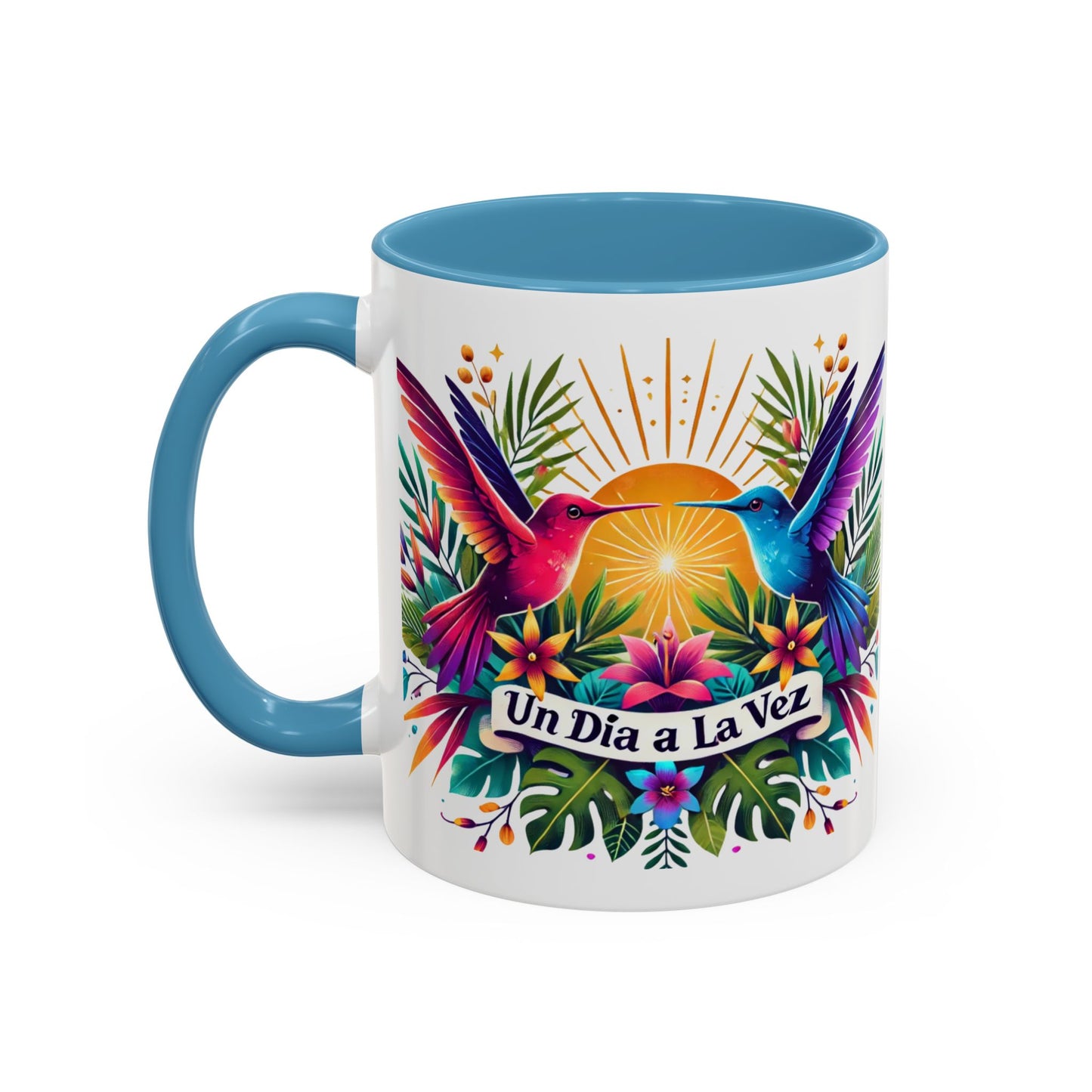"Un Día a la Vez" Accent Coffee Mug (11oz, 15oz)