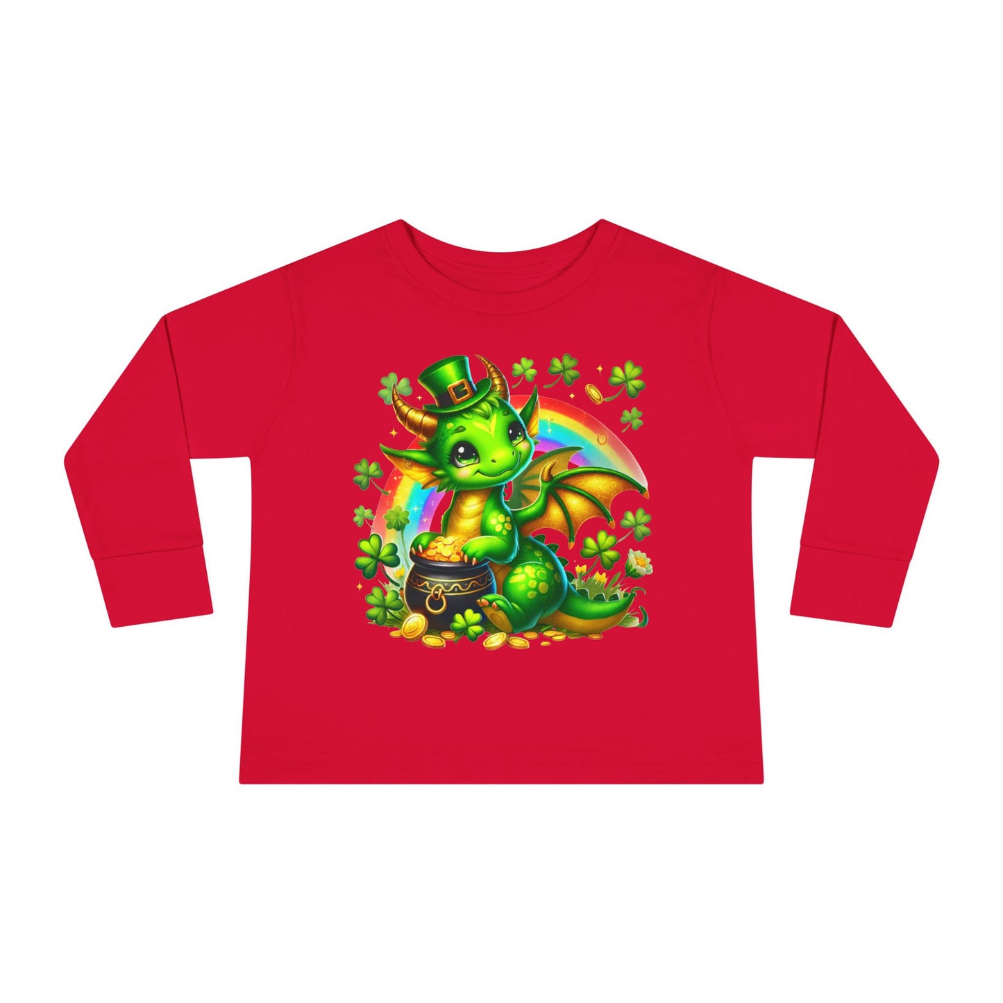 Lucky Little Dragon 🍀 Toddler Long Sleeve Tee