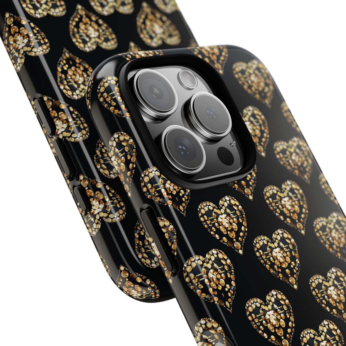 Golden Heart Luxe Phone Case