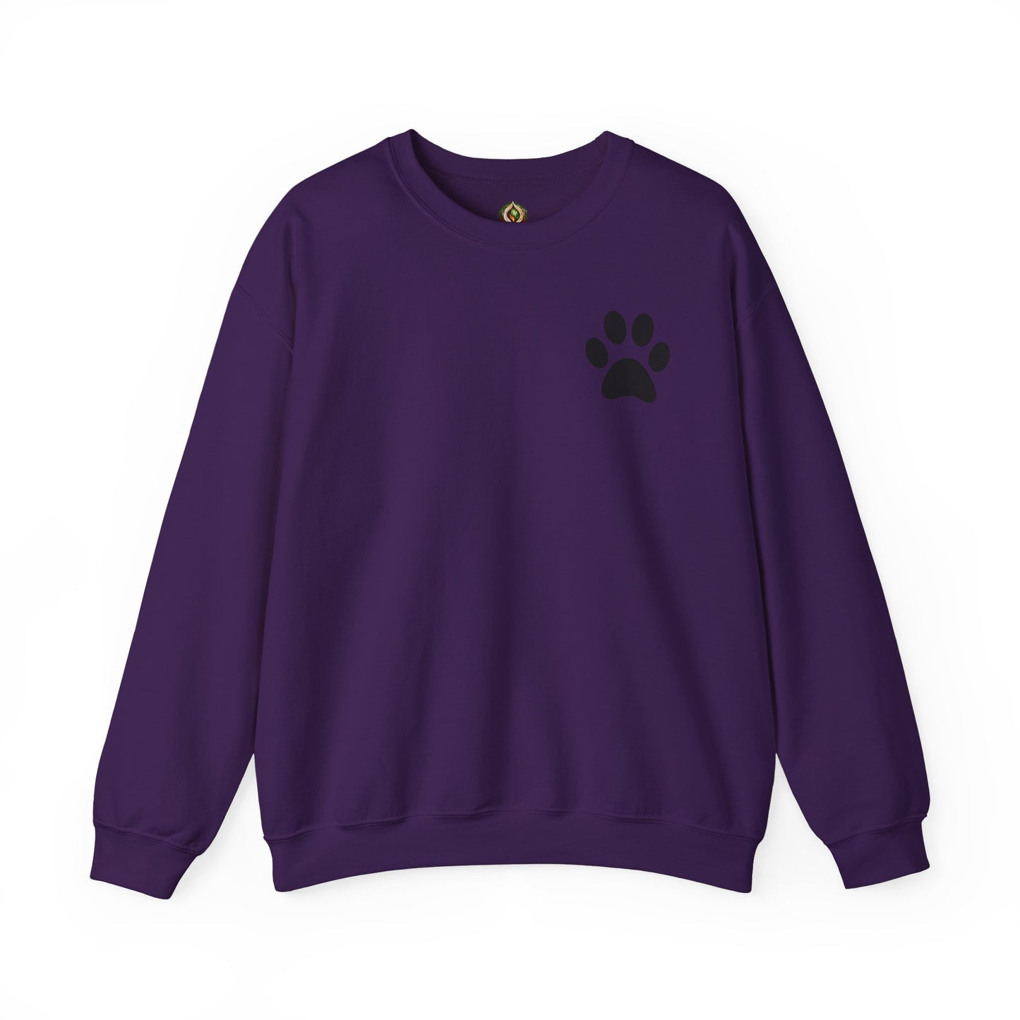 Minimalist Paw Print Crewneck Sweatshirt
