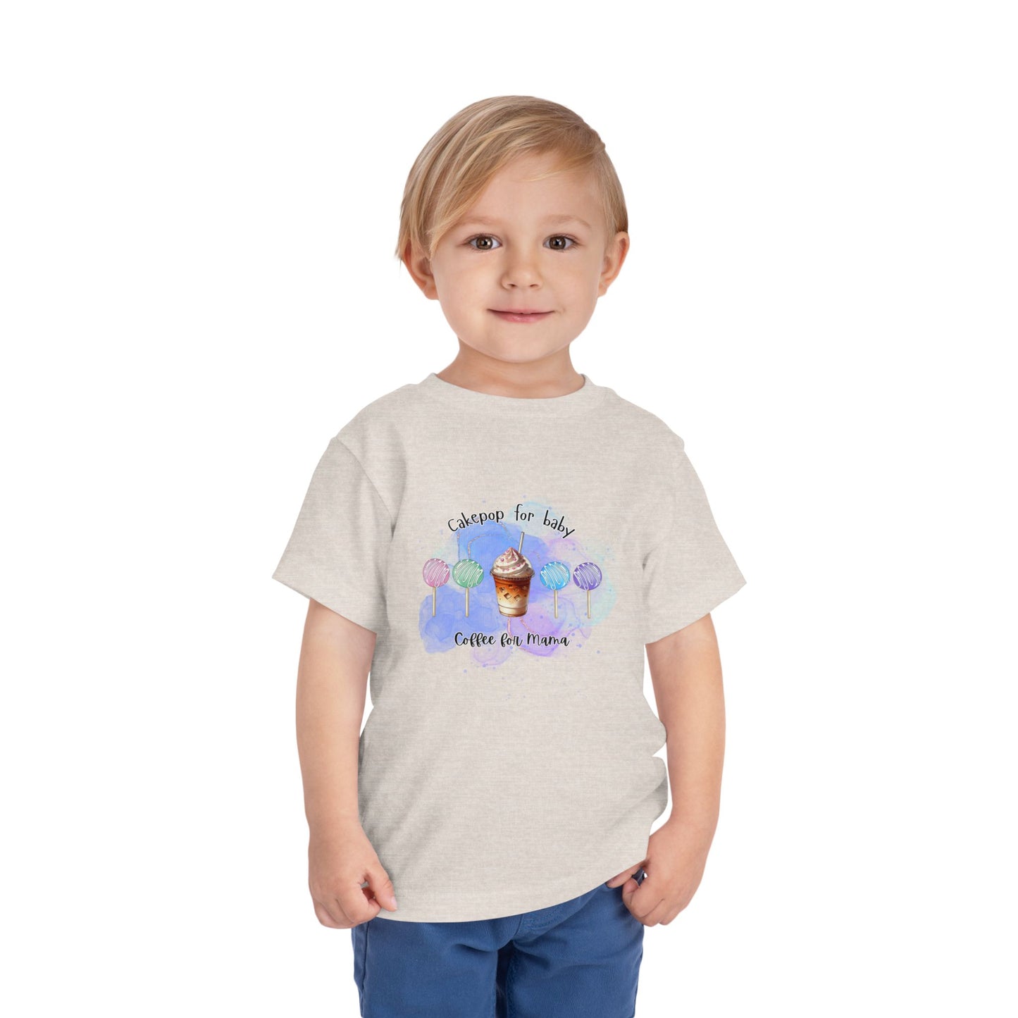 Cakepop & Coffee Toddler Tee – Sweet Treats & Cozy Comfort
