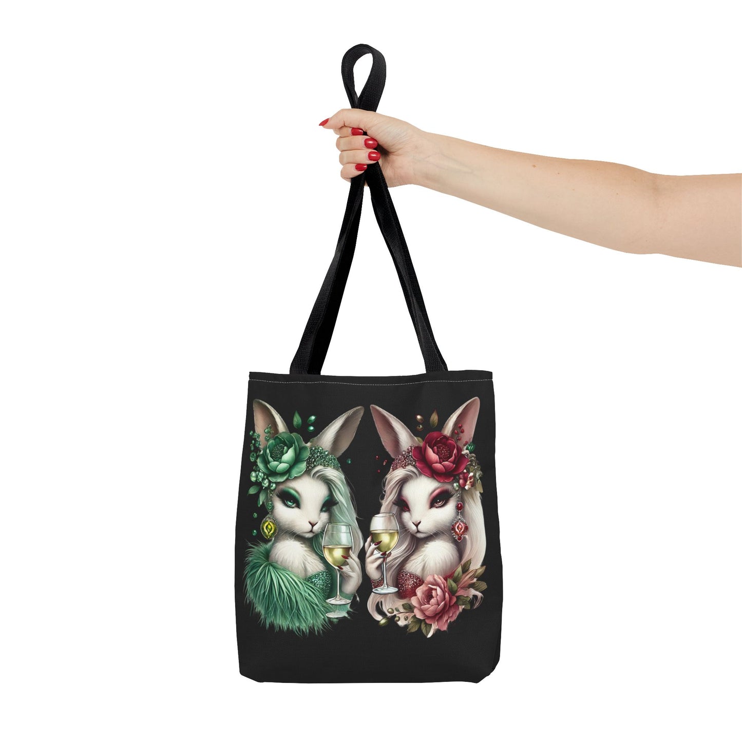 Vero Vino & Rosalie Rouge – Glam Bunny Tote Bag 🍷💅