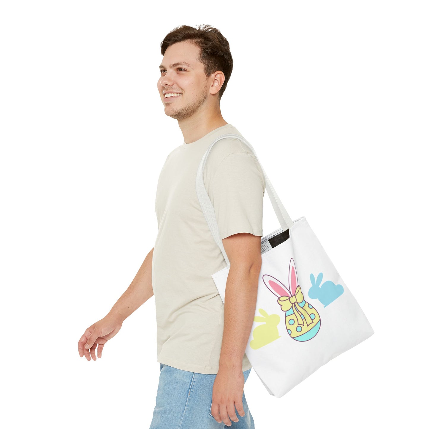 Pastel Bunny Love – Easter Tote Bag 💕🐰