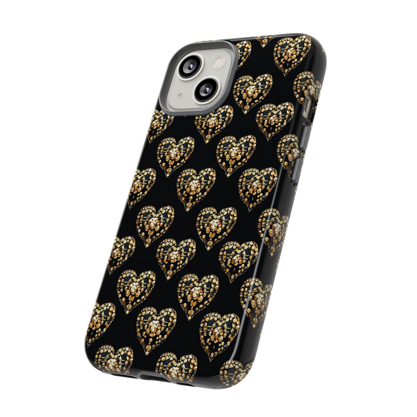 Golden Heart Luxe Phone Case