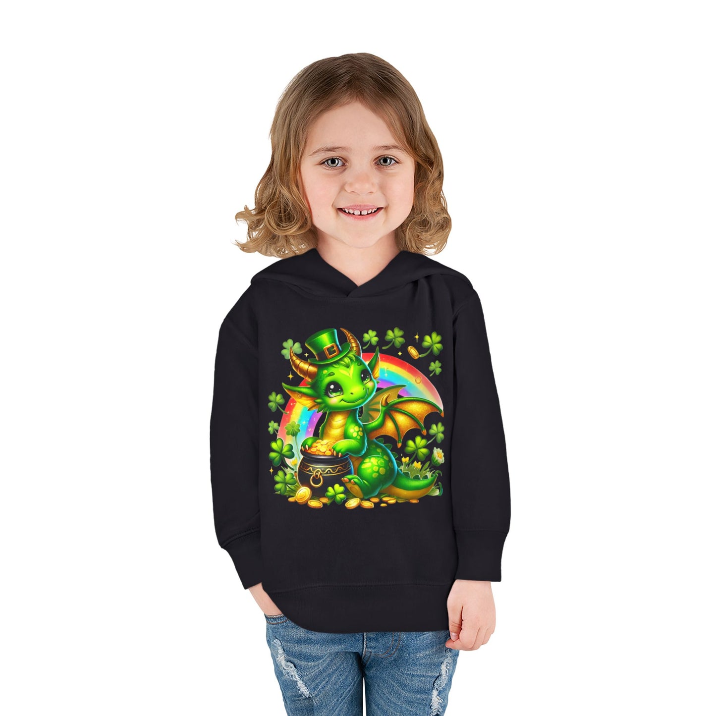 Lucky Little Dragon 🍀 Toddler Pullover Hoodie