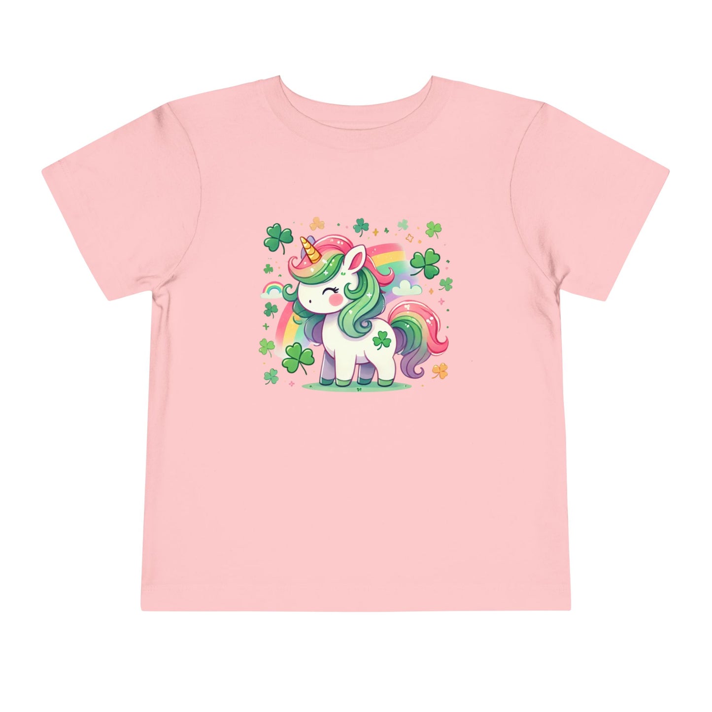 Magical Mischief 🍀 Toddler Tee – Lucky Unicorn Adventure