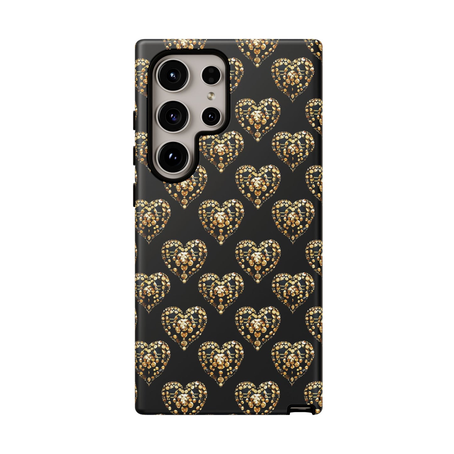 Golden Heart Luxe Phone Case
