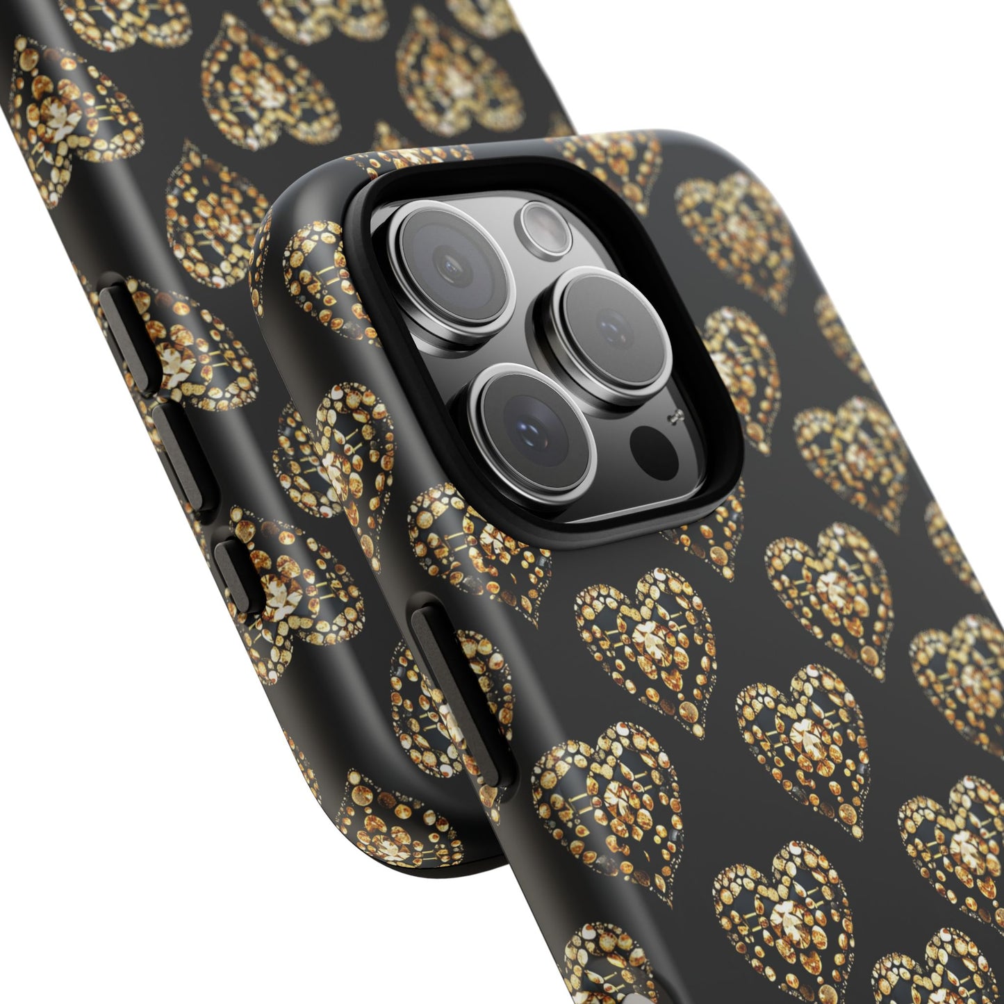 Golden Heart Luxe Phone Case