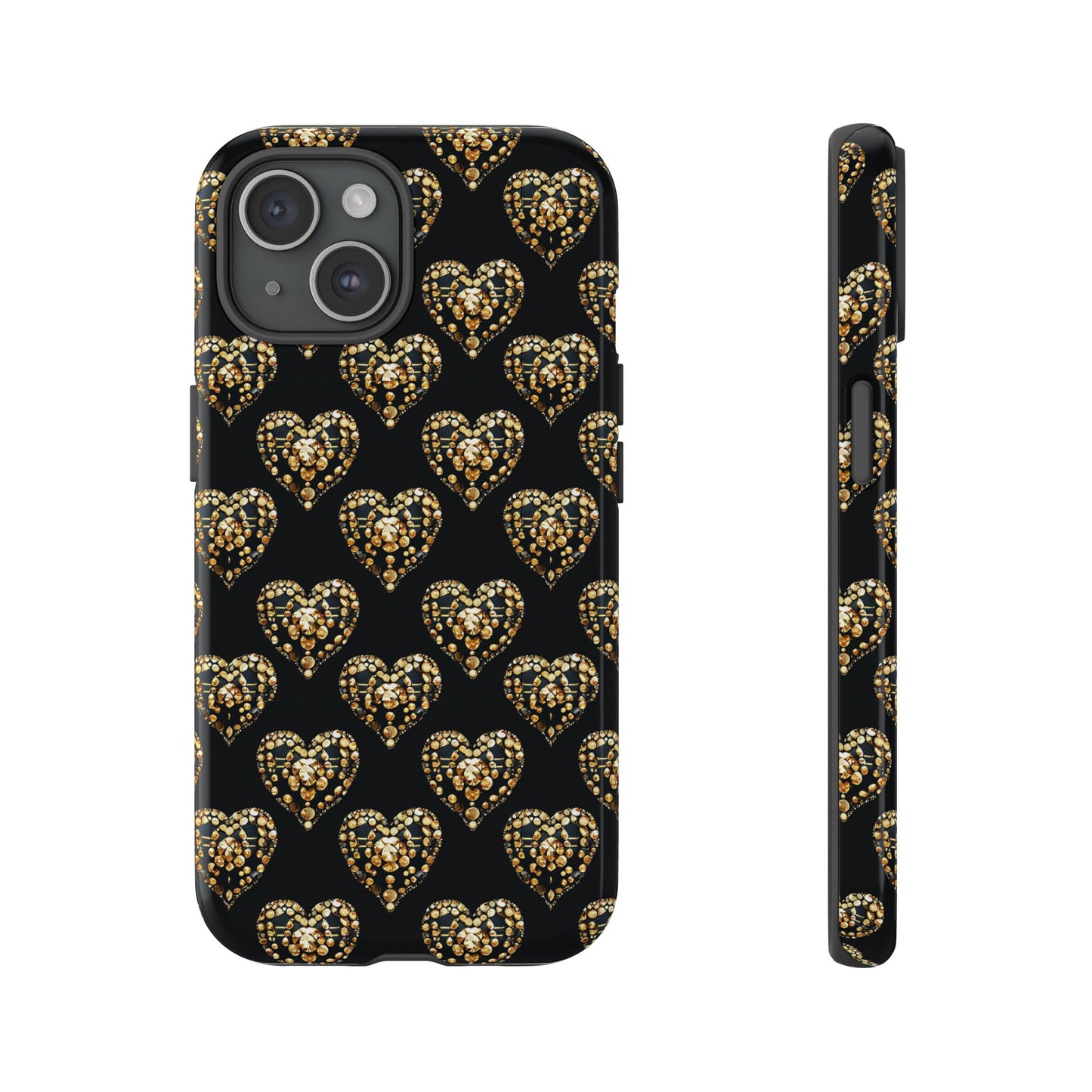 Golden Heart Luxe Phone Case