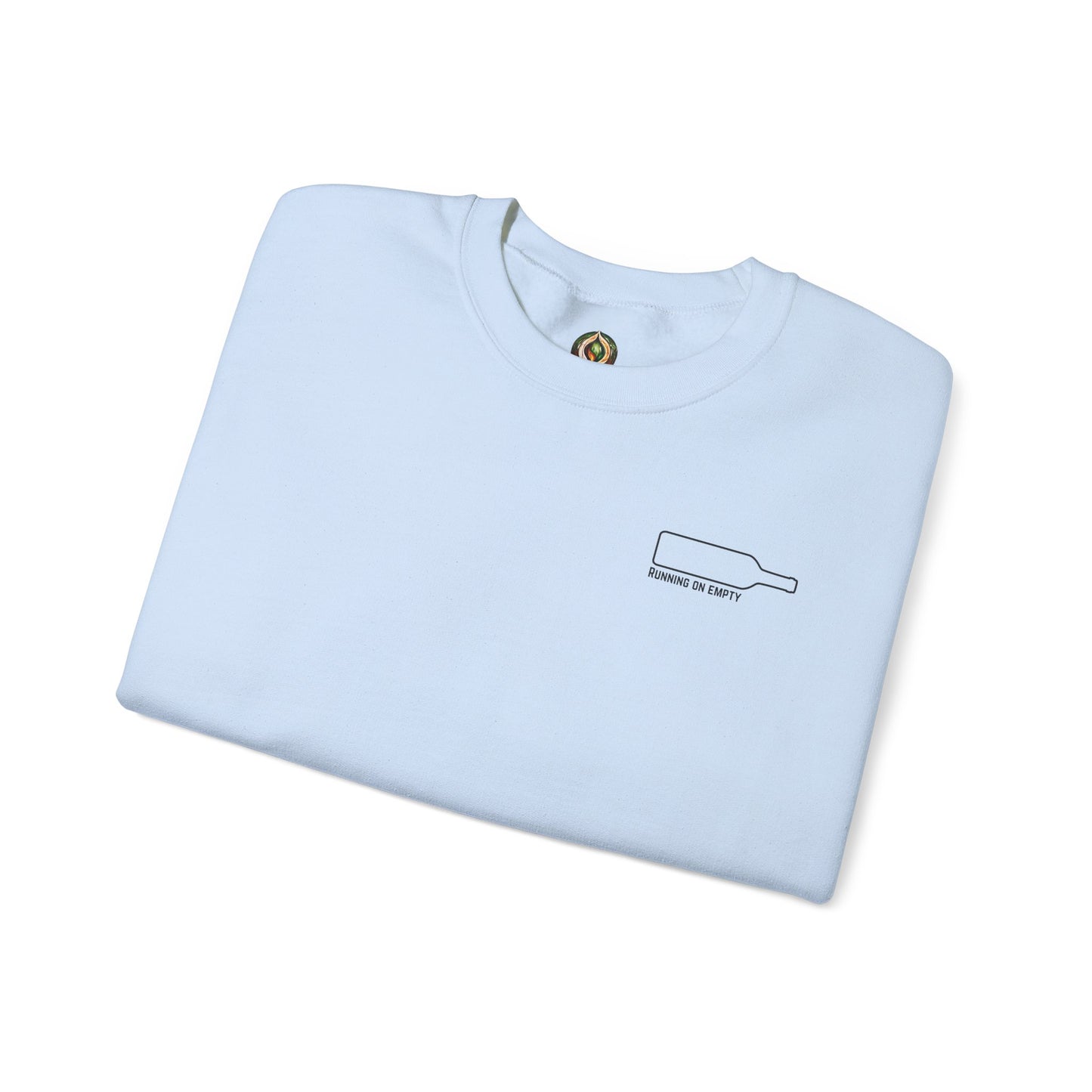 "Running on Empty" Unisex Crewneck Sweatshirt