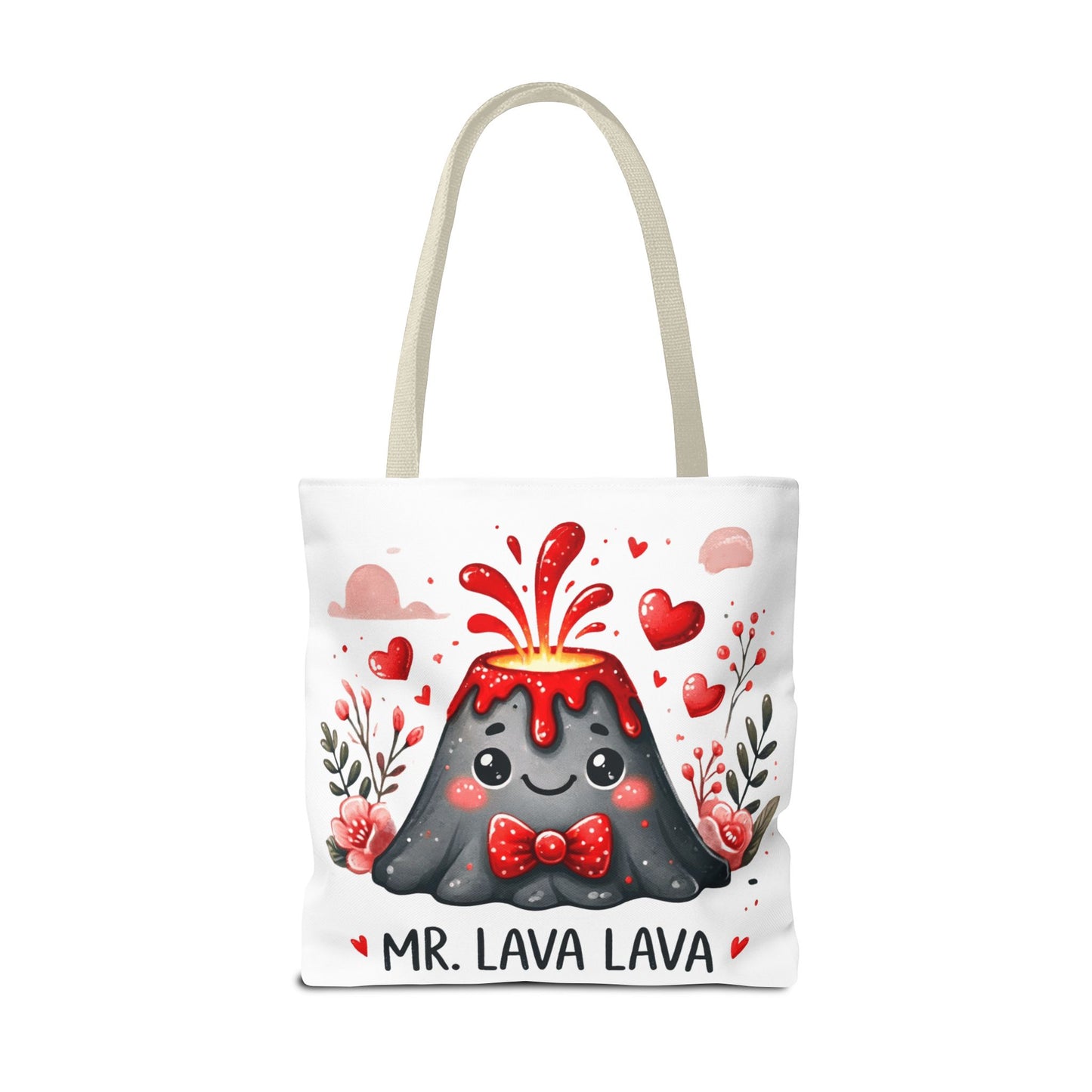 "Mr. Lava Lava Floral Charm" Tote Bag