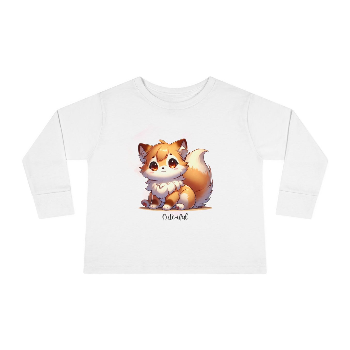 Cute-iful 🦊✨ Toddler Long Sleeve Tee