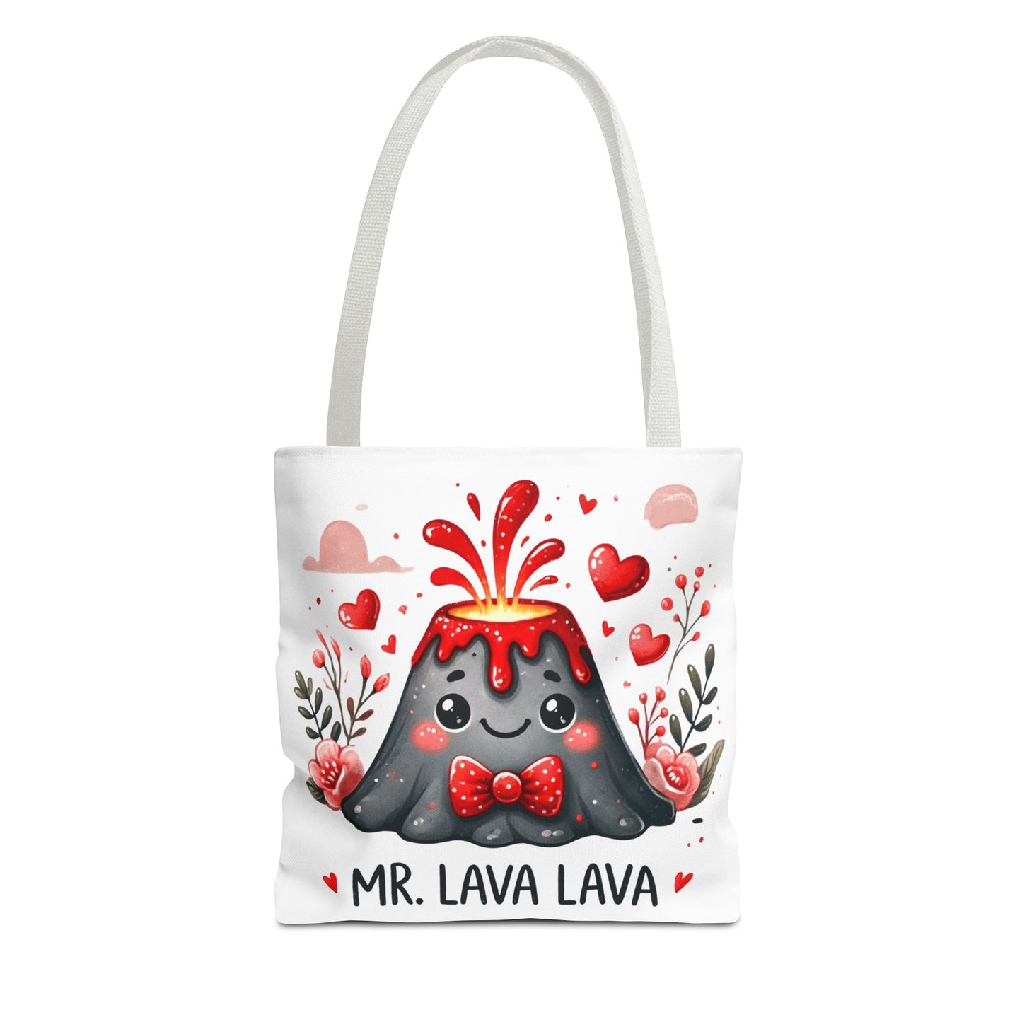 "Mr. Lava Lava Floral Charm" Tote Bag