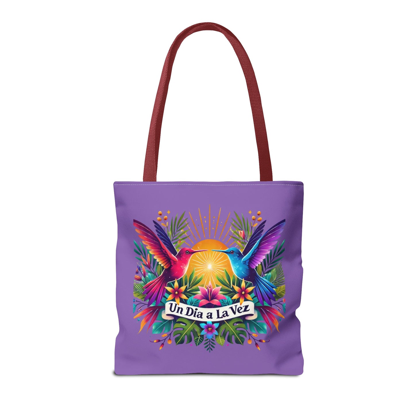 "Un Día a la Vez" Tropical Sunrise Tote Bag