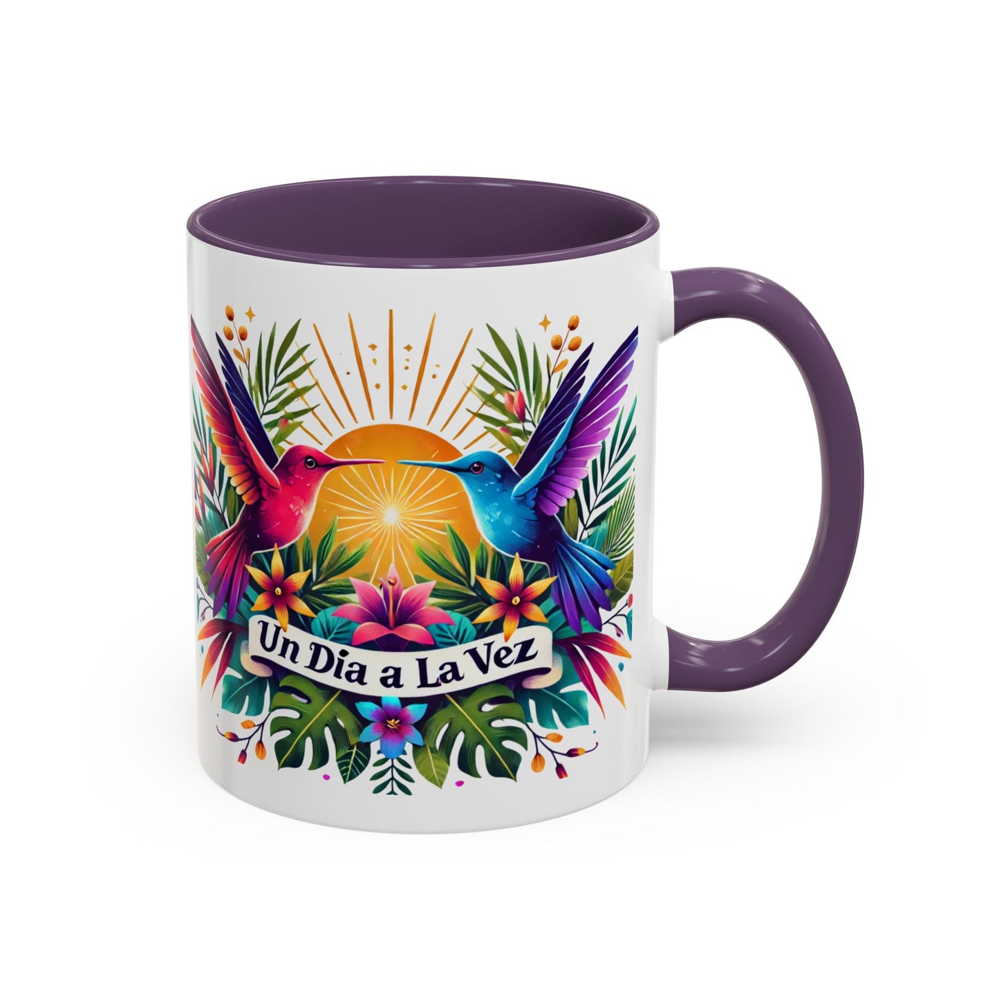 "Un Día a la Vez" Accent Coffee Mug (11oz, 15oz)