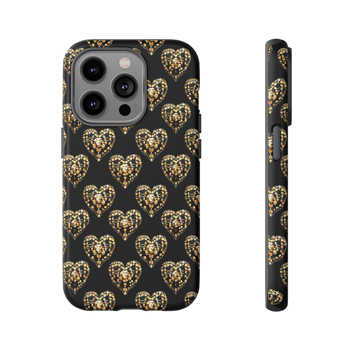 Golden Heart Luxe Phone Case