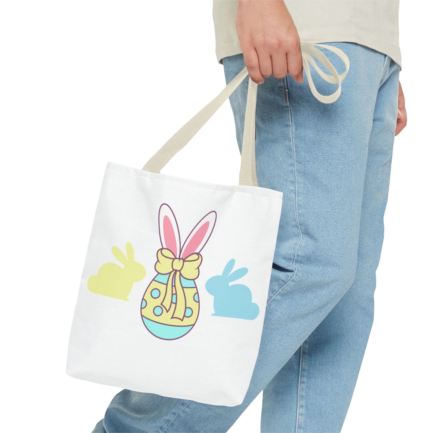 Pastel Bunny Love – Easter Tote Bag 💕🐰
