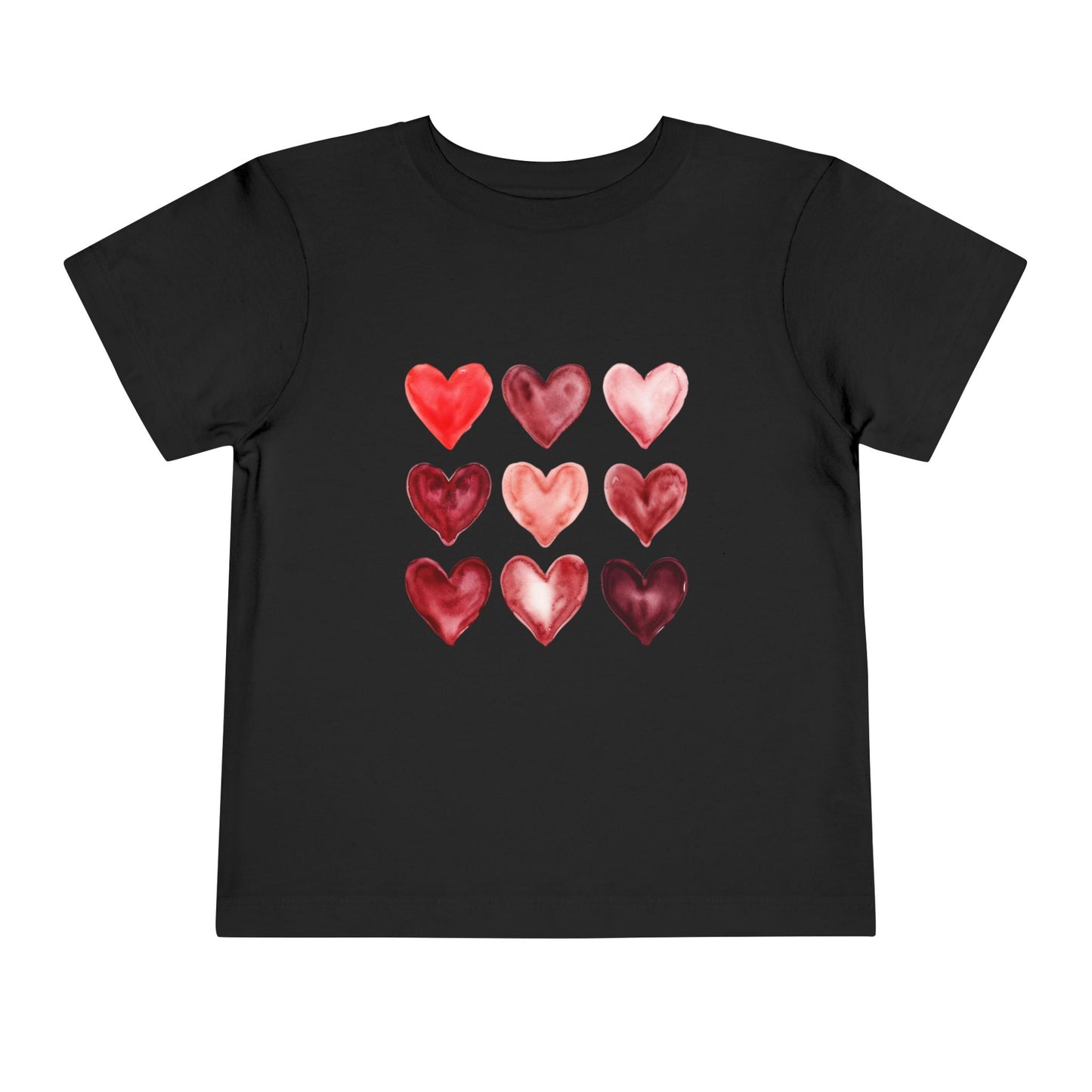 "Little Love Bug" Watercolor Heart Toddler Tee