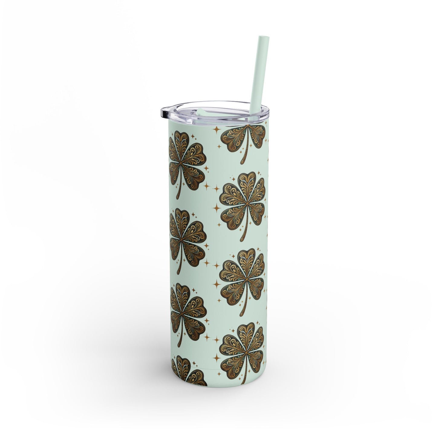 Golden Clover 🍀 20oz Matte Tumbler – Four Stunning Colors, Hot & Cold Insulated