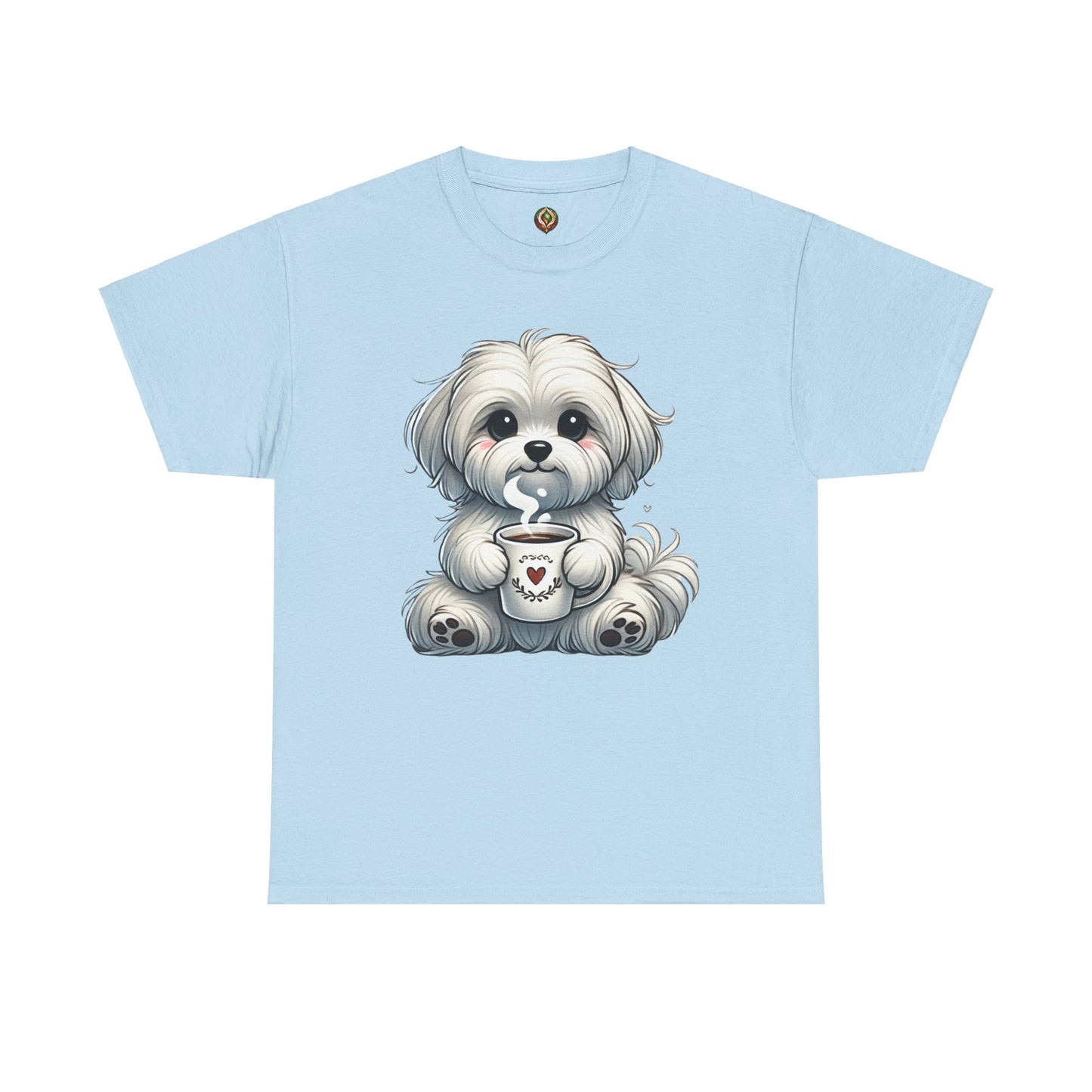 "Puppy Love Coffee Time" Unisex Tee