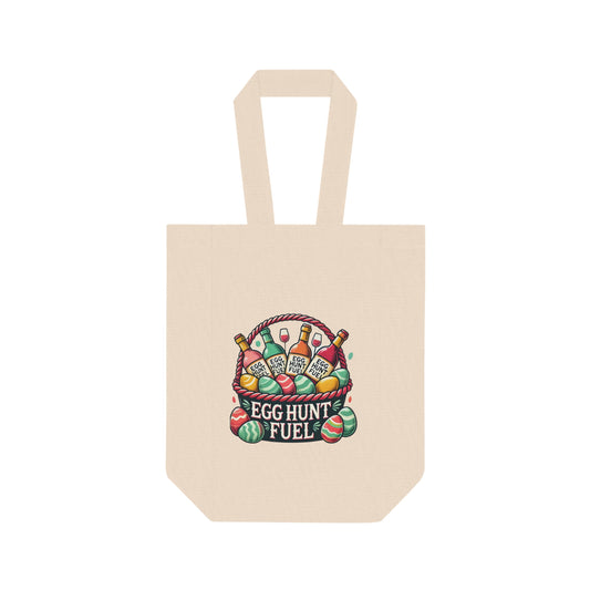 Egg Hunt Fuel – Double Wine Tote Bag 🍷🔥