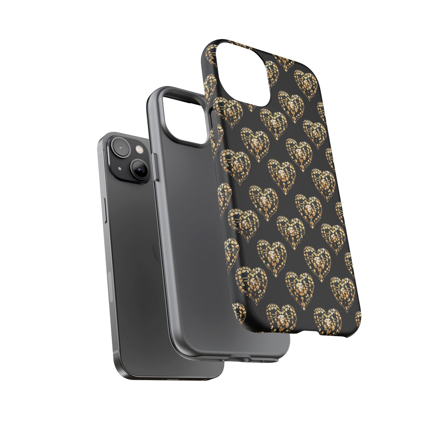 Golden Heart Luxe Phone Case