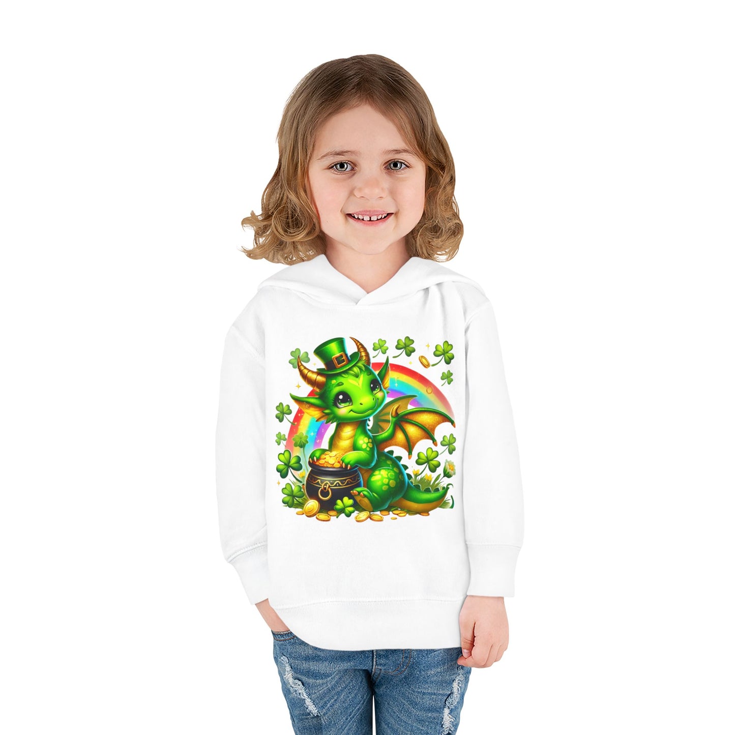Lucky Little Dragon 🍀 Toddler Pullover Hoodie