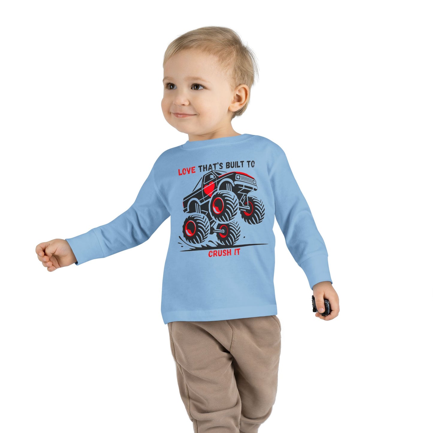 "Built to Crush It" Toddler Long Sleeve Tee