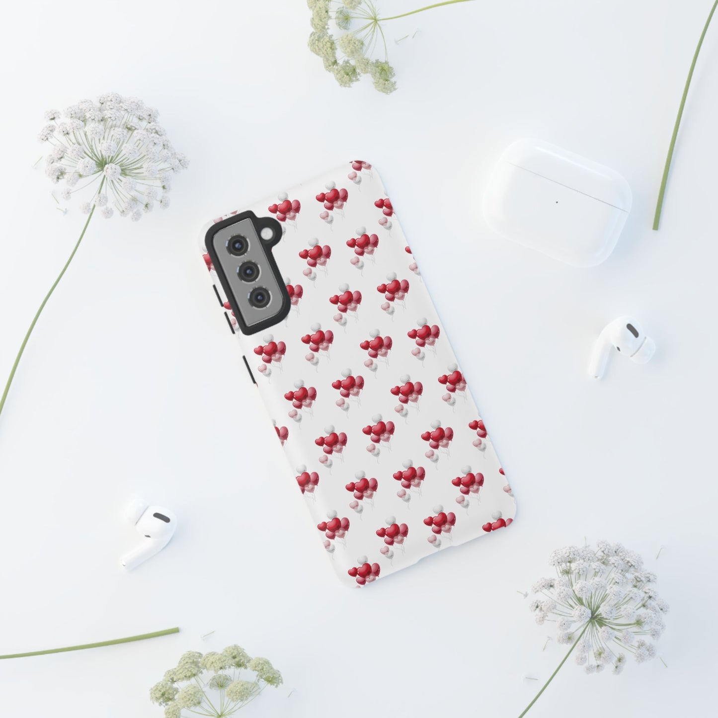 Floating Hearts Tough Phone Case