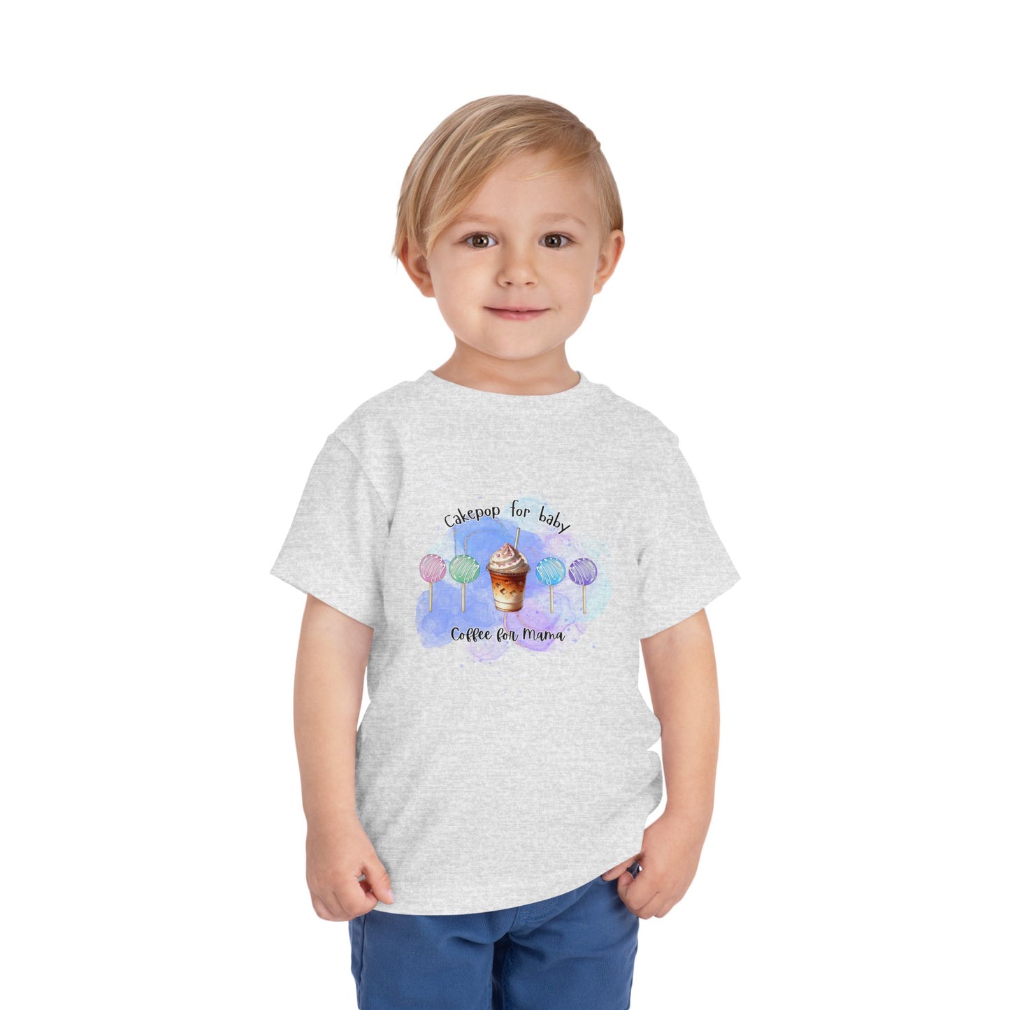 Cakepop & Coffee Toddler Tee – Sweet Treats & Cozy Comfort