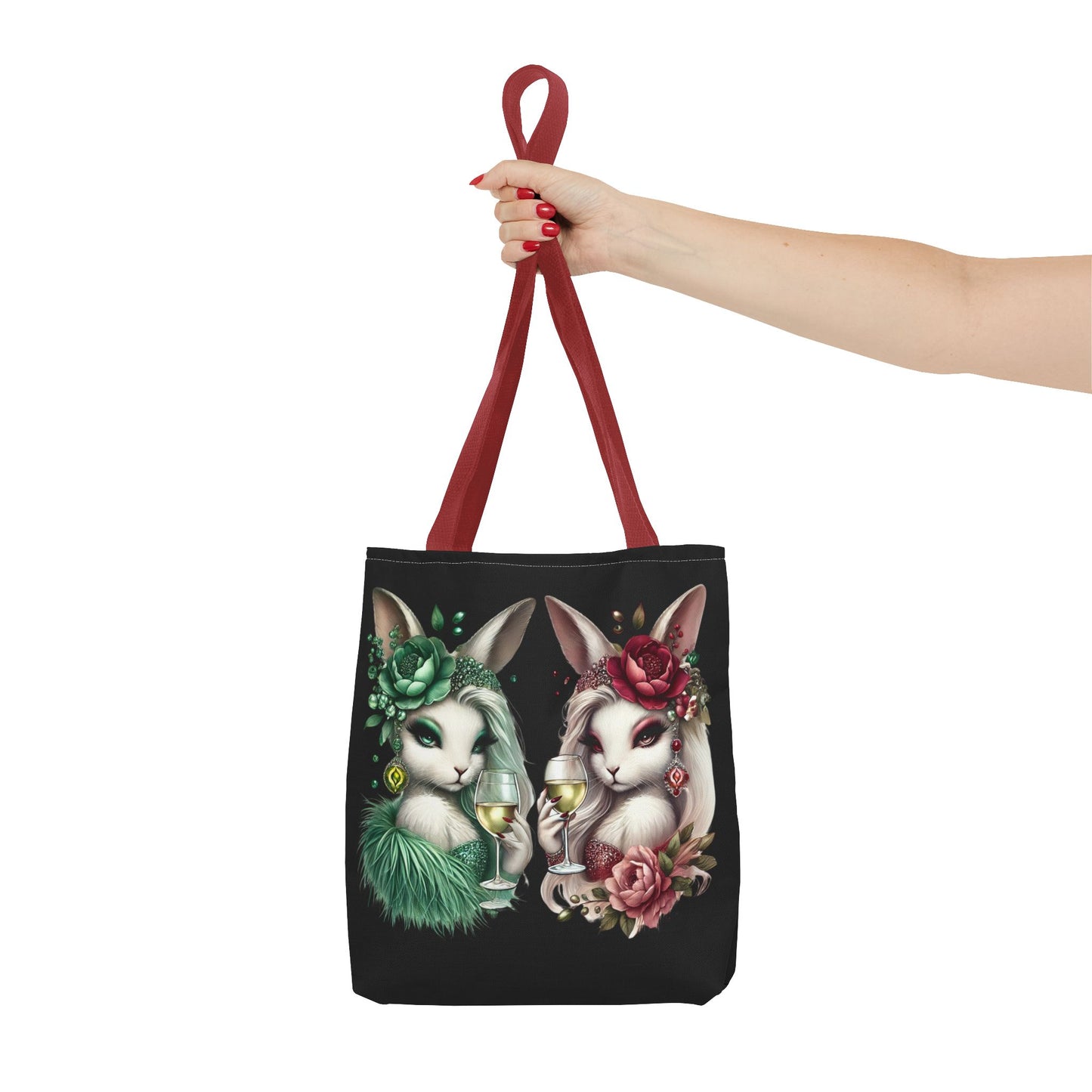Vero Vino & Rosalie Rouge – Glam Bunny Tote Bag 🍷💅