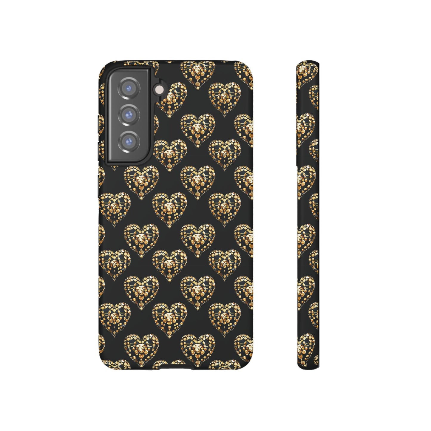 Golden Heart Luxe Phone Case