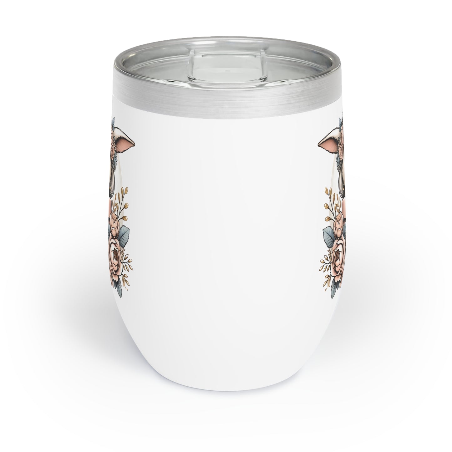 Bria Bellini – Glam Bunny Wine Tumbler (12oz)