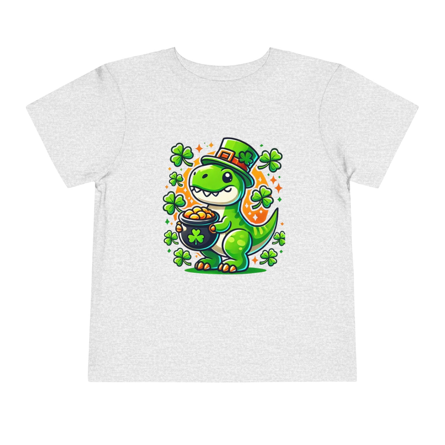 "Lucky Rex" Toddler St. Patrick’s Day Dinosaur Shirt – Cute & Comfy Tee