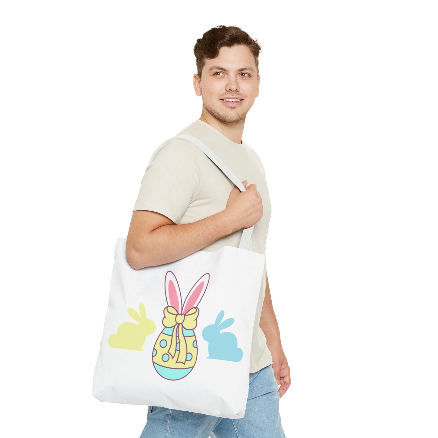 Pastel Bunny Love – Easter Tote Bag 💕🐰
