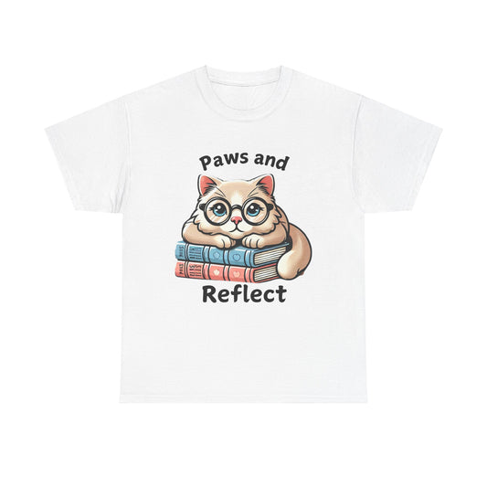 "Paws and Reflect" Unisex Cotton Tee