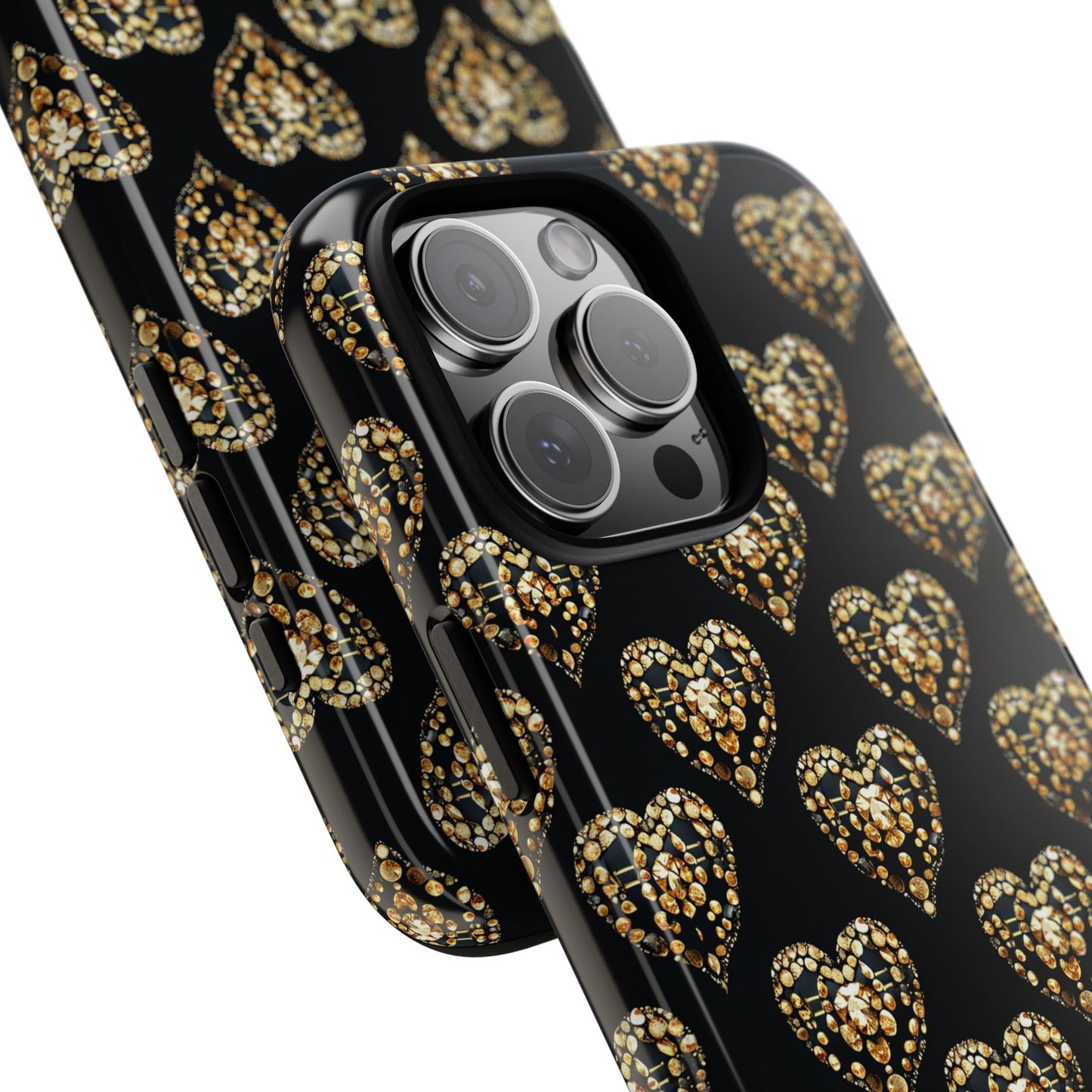 Golden Heart Luxe Phone Case