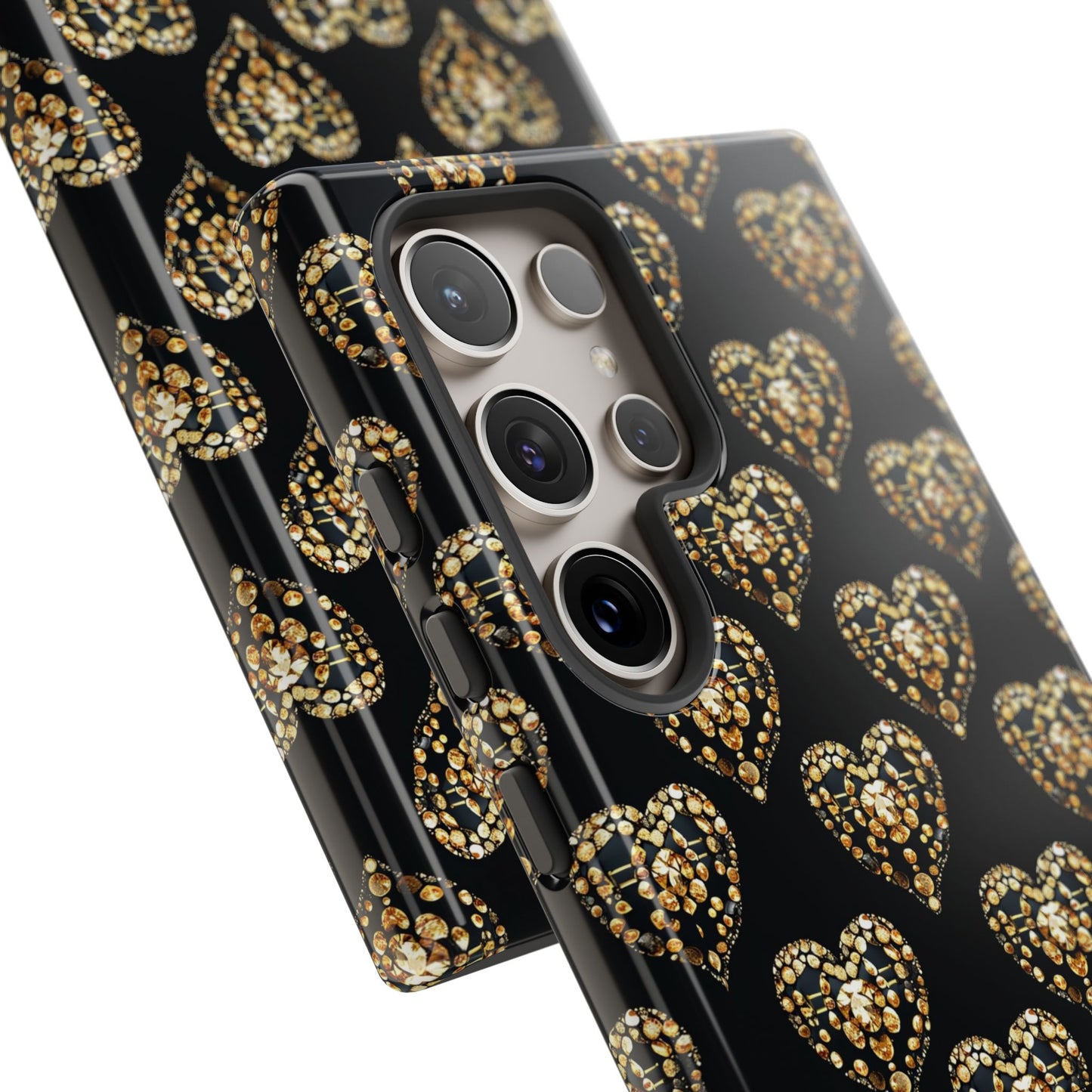 Golden Heart Luxe Phone Case