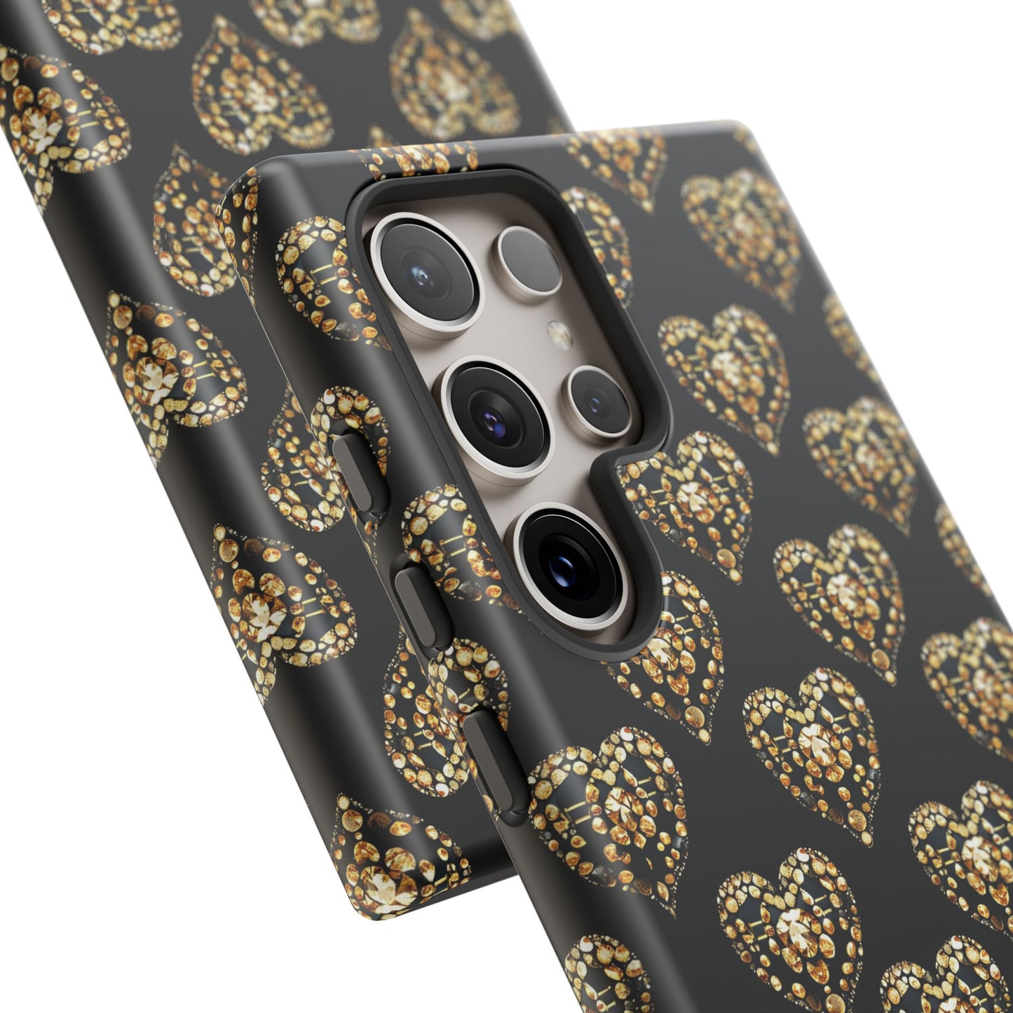 Golden Heart Luxe Phone Case