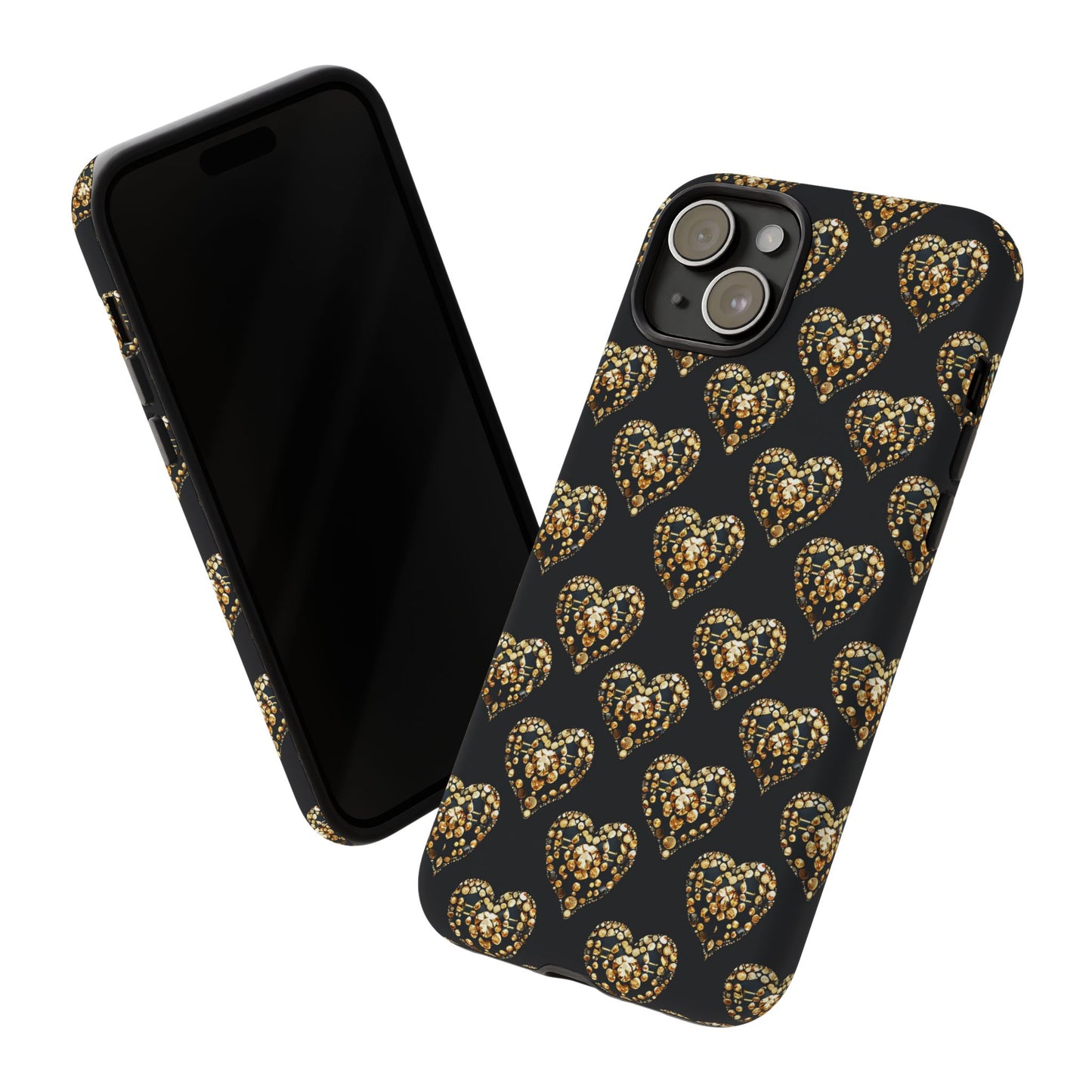 Golden Heart Luxe Phone Case