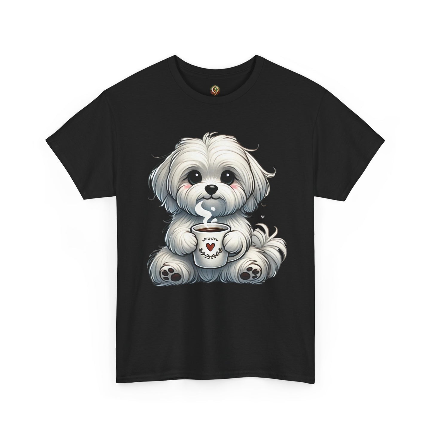 "Puppy Love Coffee Time" Unisex Tee