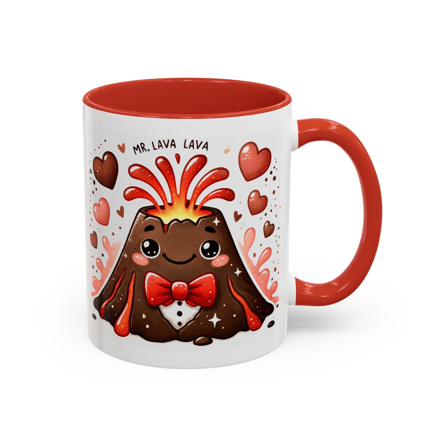 "Mr. Lava Lava in a Tux" Accent Mug (11oz, 15oz)
