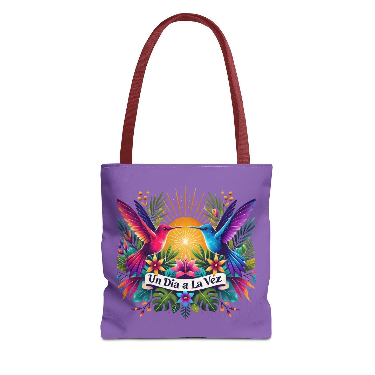 "Un Día a la Vez" Tropical Sunrise Tote Bag