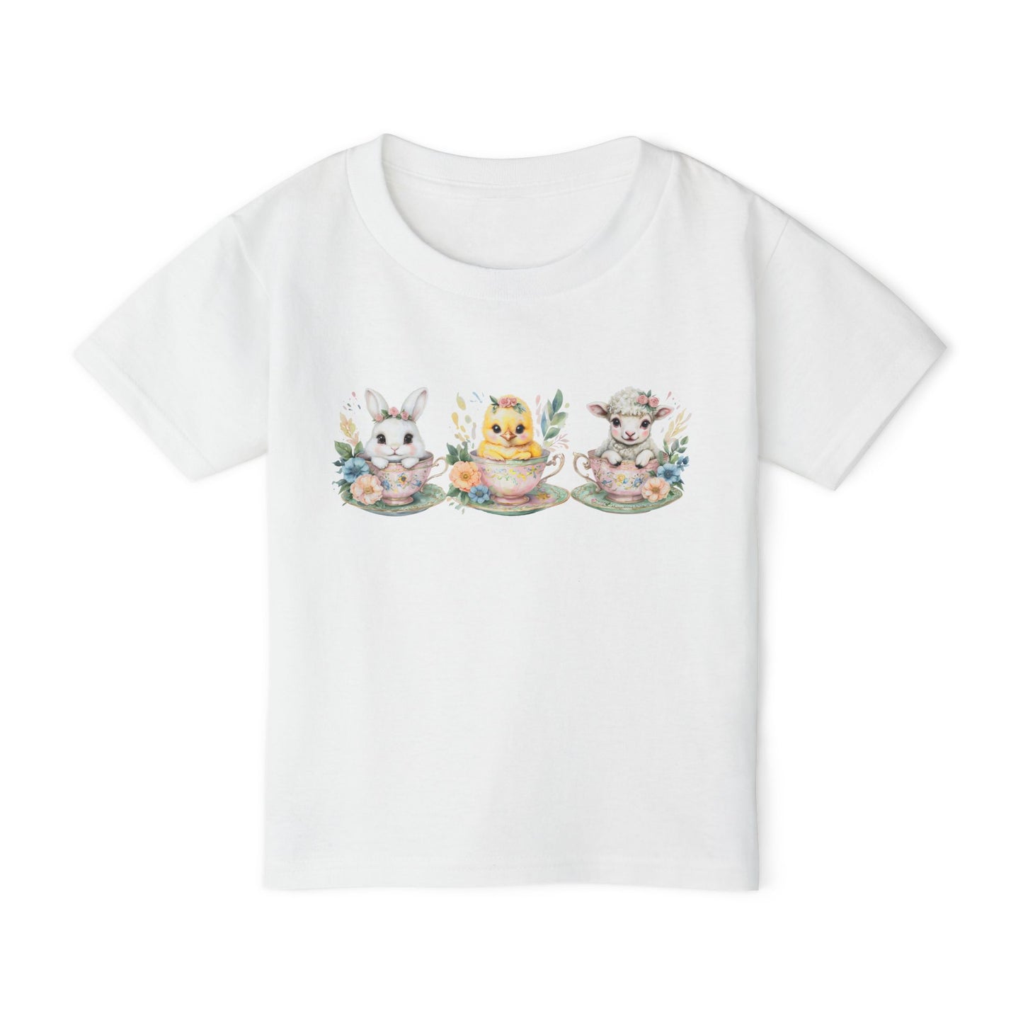 “Tea Time Trio” – Toddler Tee 🍵🌼