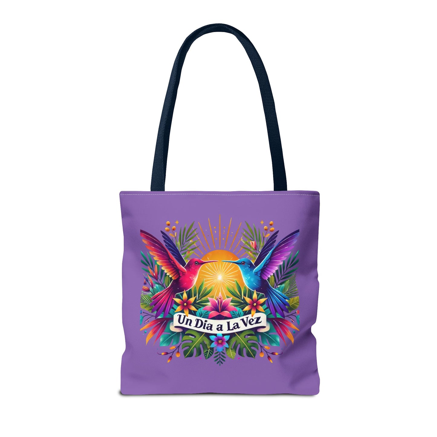 "Un Día a la Vez" Tropical Sunrise Tote Bag