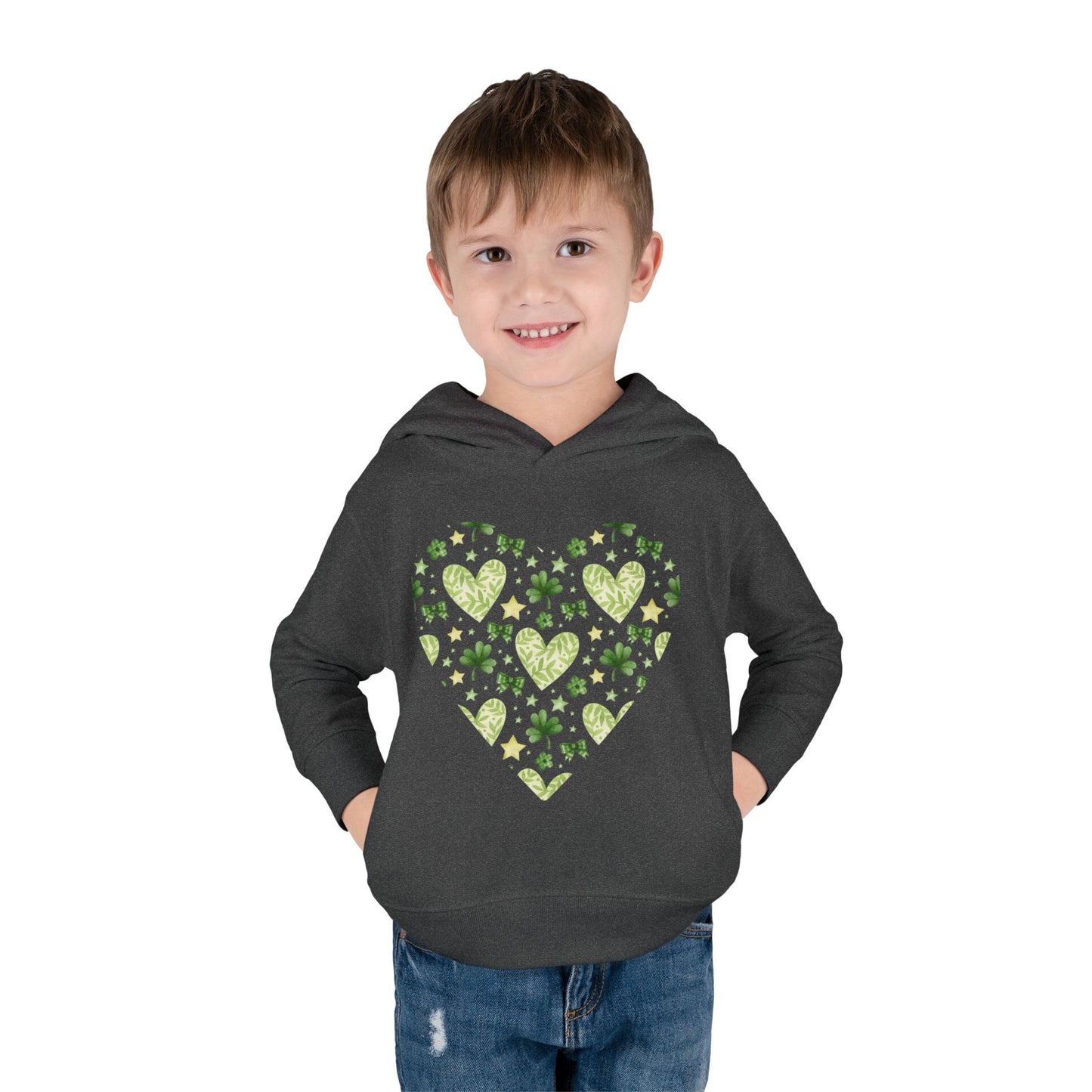 Lucky in Love 🍀 Toddler Pullover Hoodie